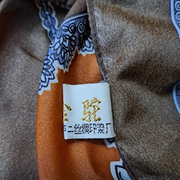 Brown and Orange Scarf - Picture 10 of 11